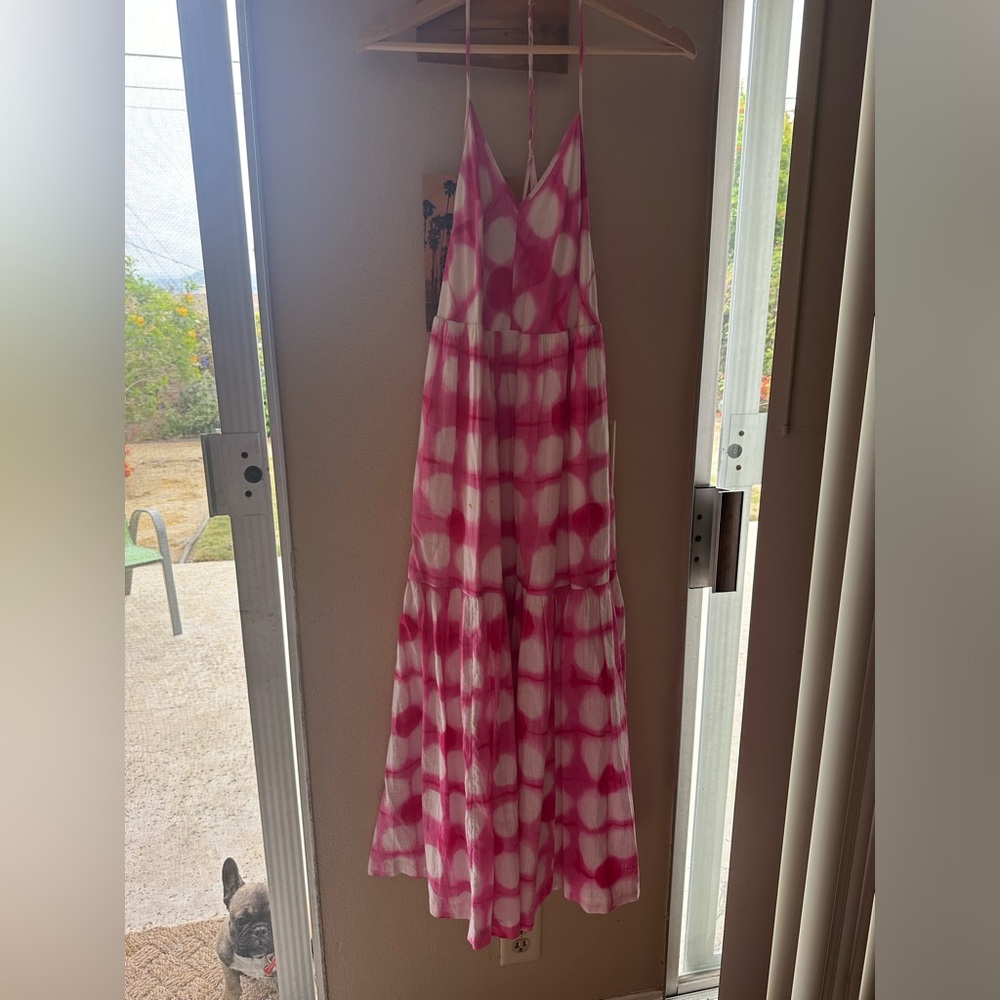 Maeve by Anthropologie tie dye maxi dress